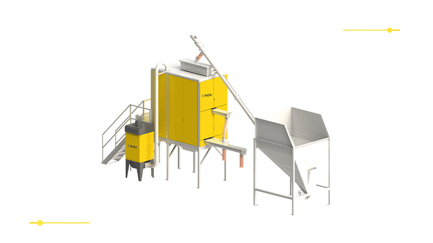 KWS Model Elektrostatik Ayrıştırma Makinesi
